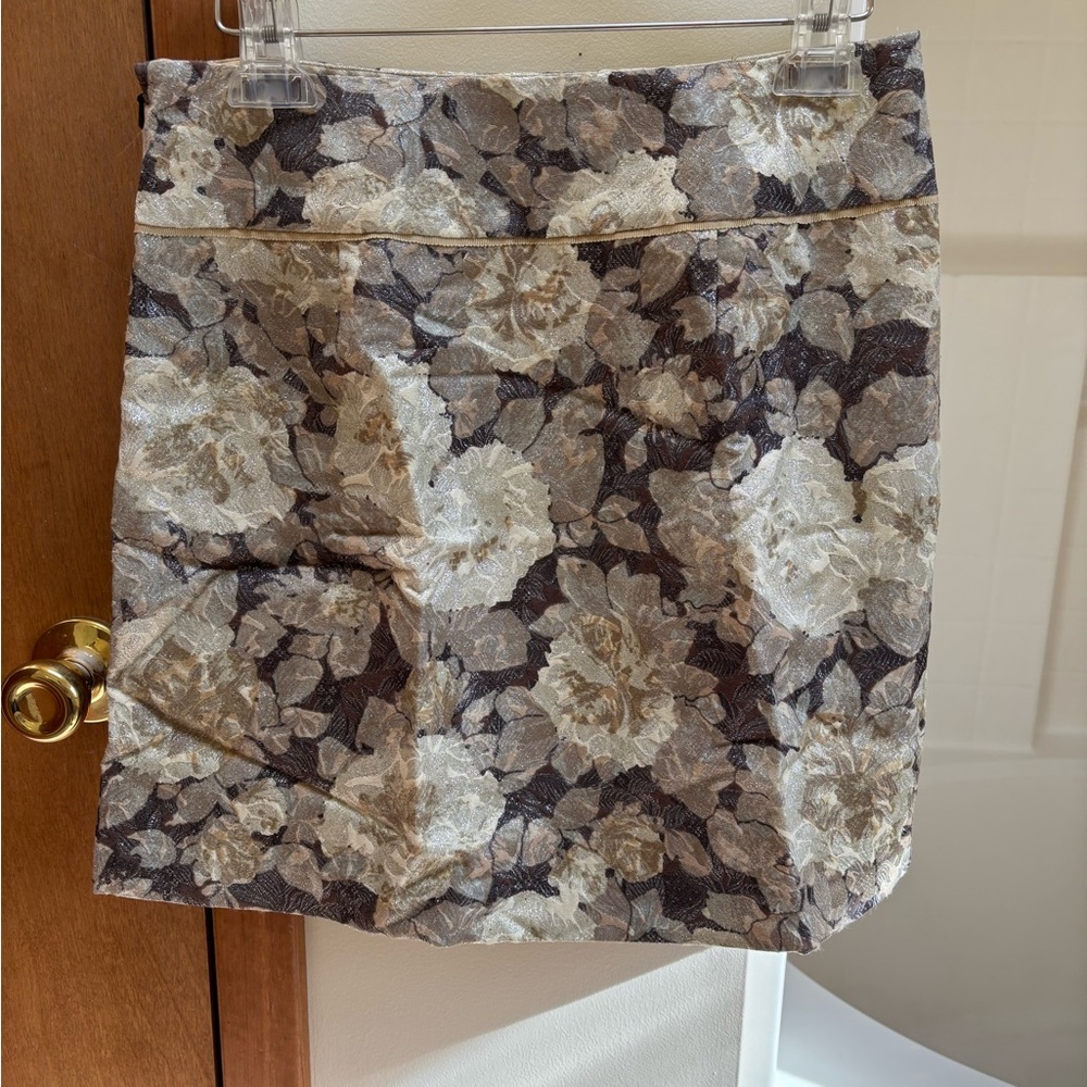 J. Crew Floral Tie Front Mini Skirt - Picture 2 of 9